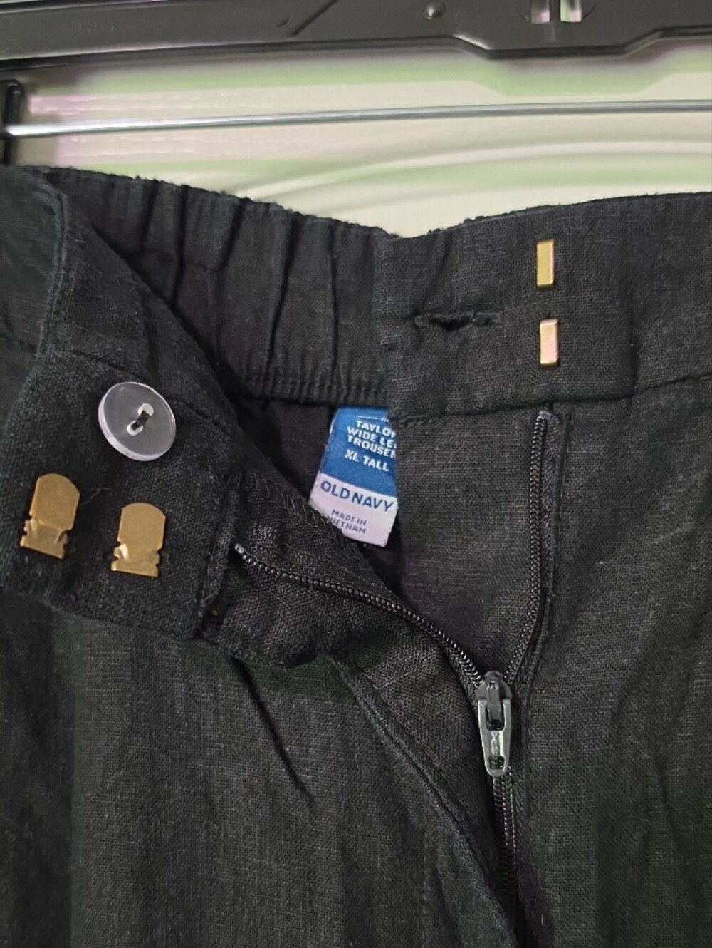 Old Navy Linen Wide Leg Pants - Picture 2 of 6